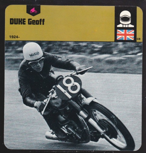 Geoff duke british norton - british,