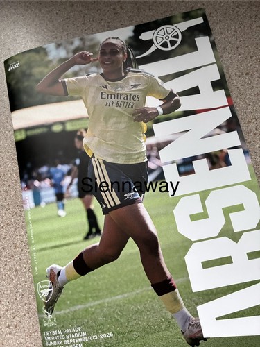 Wsl match programme arsenal - wsl,