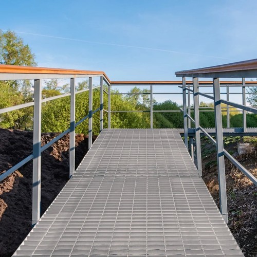 Galvanised grating steel - galvanised,