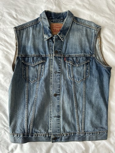 Levi denim sleeveless - denim, jacket