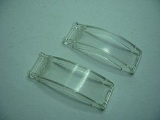 2 LEGO Part 6431834 / 92474 Cockpit Windscreen 6x2x2 Bar Handle Trans Clear SL10