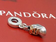 Pandora Silver Baby Shoe Gold Lace Two Tone Trainer Dangle Charm 799075C000