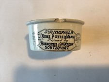 Springfield Home Potted Meat by Hancock's & Watson Southport advertising pot