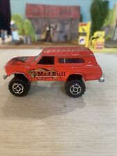Majorette 4x4 Jeep Cherokee Mad Bull Red Truck #236 France 1/64