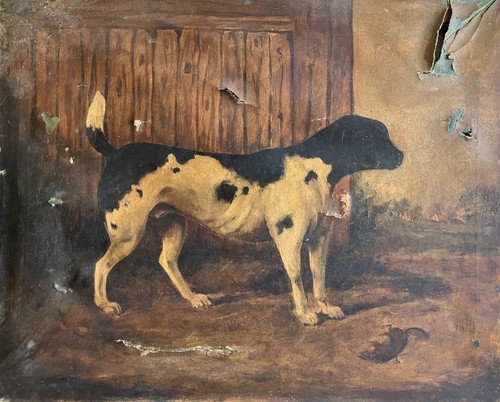 Antique oil painting british - antique,