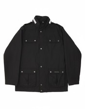 TUCANO URBANO Mens Military Racer Jacket UK 42 XL Black Motorcycle DY53