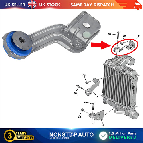 Intercooler radiator bracket - intercooler,