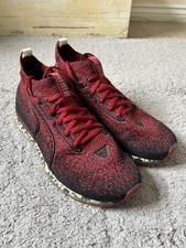 PUMA Men's Evo Knit Jamming Trainers Size UK 8 US 9 Red Sock-Like Fit