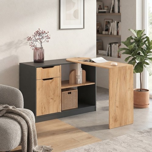 Versatile shaped computer - versatile, l-shaped