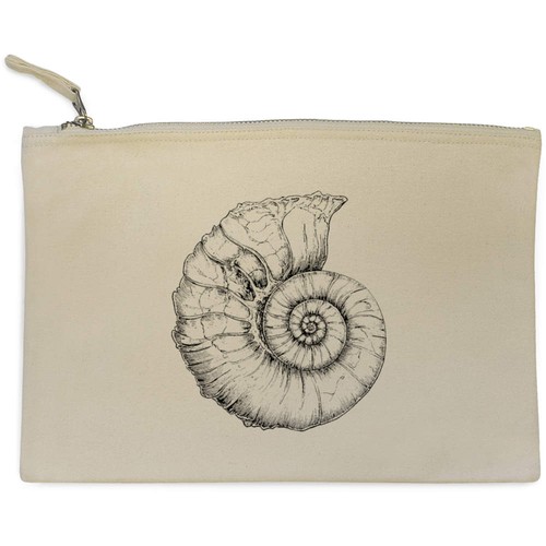 Ammonite fossil canvas - 'ammonite,