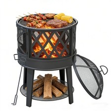2-in-1 Smokeless Fire Pit &