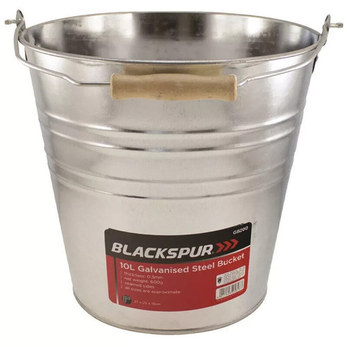 10l galvanised steel bucket - 10l,