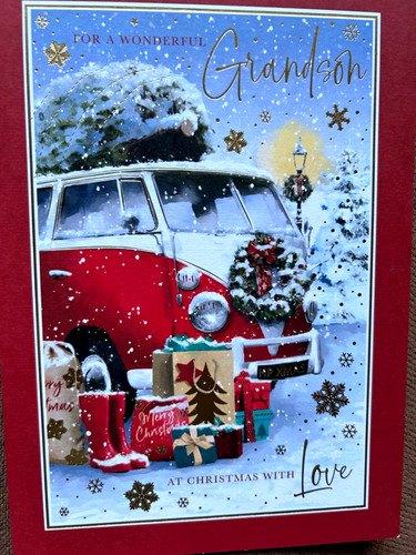 Wonderful grandson christmas - wonderful,