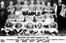 Brighton and Hove Albion  FC 1903 Team photo