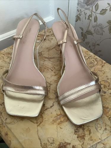 Next gold leather high - gold,