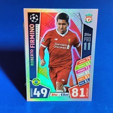 Match Attax CHAMPIONS LEAGUE 2017/2018 Pro 11 Roberto Firmino Liverpool P11