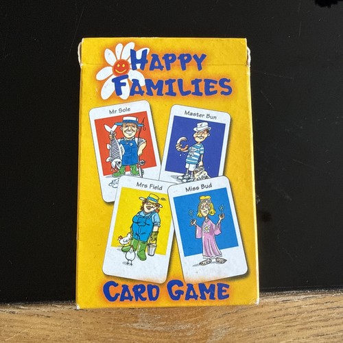 Happy families card game - families,