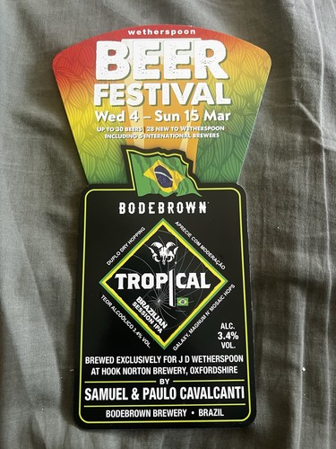 Bodebrown tropical beer - bodebrown,
