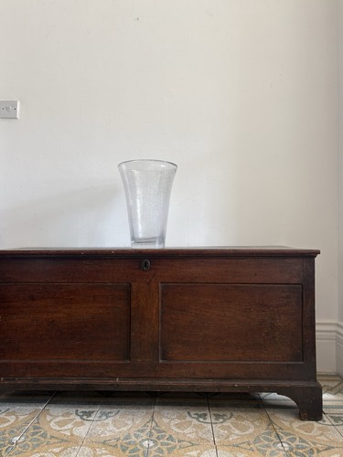 Georgian oak blanket box - oak,