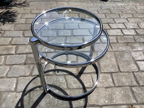 Glass and chrome - glass,