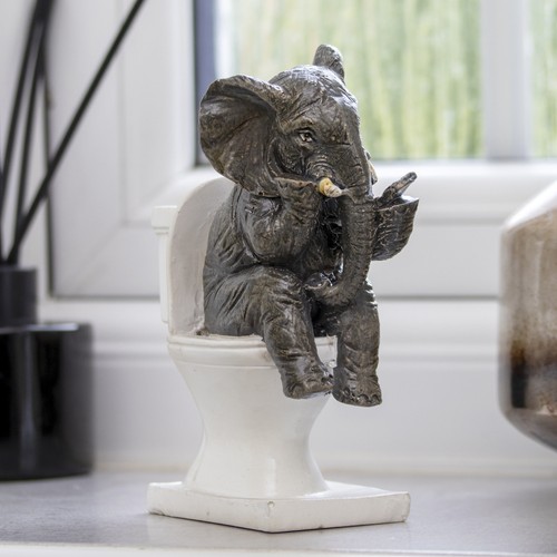 Elephant the loo ornament - elephant,