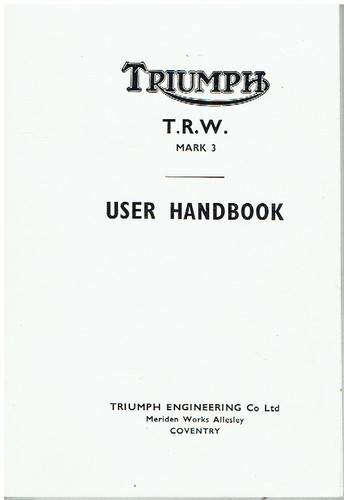 Triumph 500cc trw - 500cc, mk3