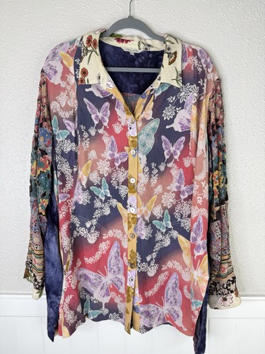 John mark embroidered - mark, top
