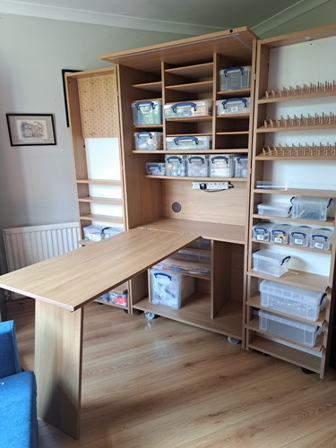 Foldaway craft cupboard - craft,