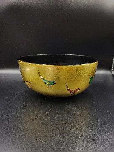 Gold and black lacquer fruit - gold,