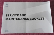 (2023) CITROEN SERVICE BOOK C3