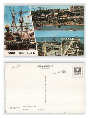 Postcard southend on - postcard,