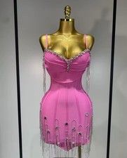 Sexy Backless Spaghetti Strap Bodycon Sleeveless Bandage Dress Elegant Prom Gown