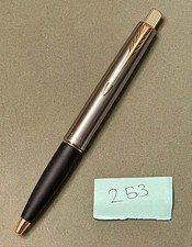 Vintage Parker Frontier ball pen, Flighter, steel, GT, made in USA, 1998
