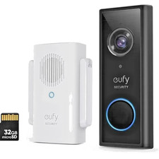eufy Security Video Doorbell Camera Wireless 2K with Chime No Monthly Fee AI16GB