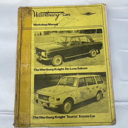 Wartburg cars workshop manual - wartburg,