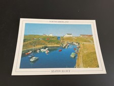 NORTHUMBERLAND - SEATON SLUICE - VINTAGE POSTCARD