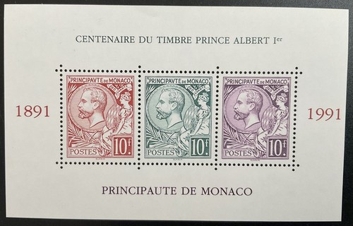 Monaco 1991 block mint - monaco, 51