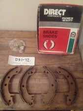 FORD SIERRA Brake Shoes Rear 1.8 1.8D 84 to 93 axle set & DS1-72, FSB176 NOS 