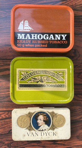 Old vintage tobacco tins and - 2,
