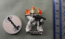 SPACE MARINE in Mark 3 Mk III IRON ARMOUR Metal Rogue Trader Army 40K 1990 PE2