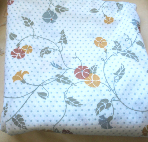 Vintage 70s floral cotton - floral,