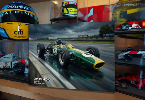 Jim clark lotus - f1, metal