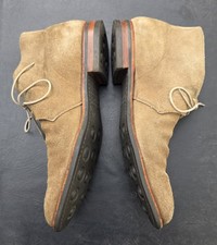 Crockett & Jones Hartland Suede Boots Brown Derby Chukka Size UK 9 E / US 10 E