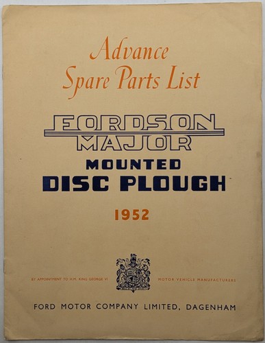Original fordson major - major, mounted