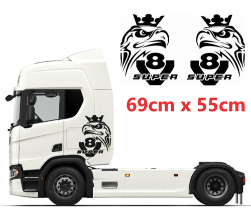 Scania super truck stickers - super,