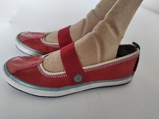 Sebago Ladies Red Mary Jane