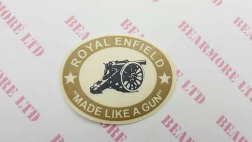 Made like gun - cannon, sticker