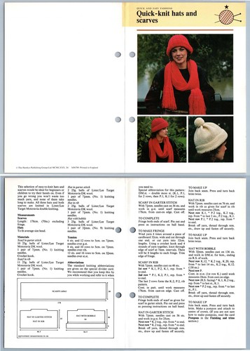 Quick knit hats scarves - scarves,