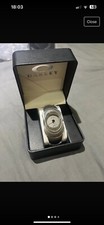 Silver Oakley Time bomb Watch