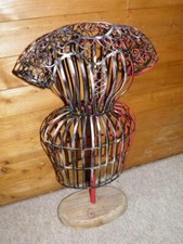 Vintage Iron Wire Female Dress Form Display/Decorative Mannequin